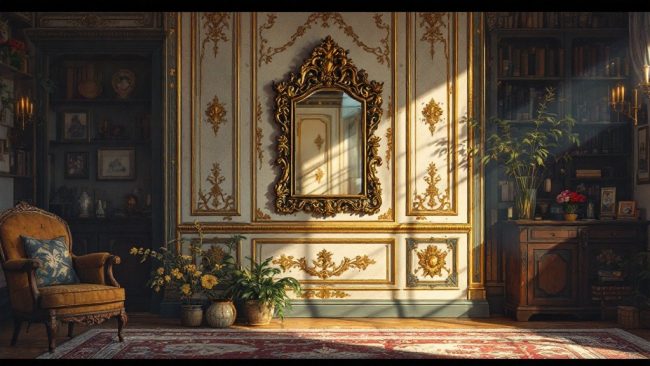 старинное зеркало