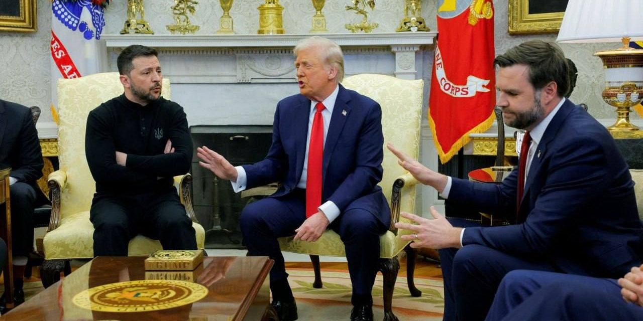 трамп, вэнс и зеленский