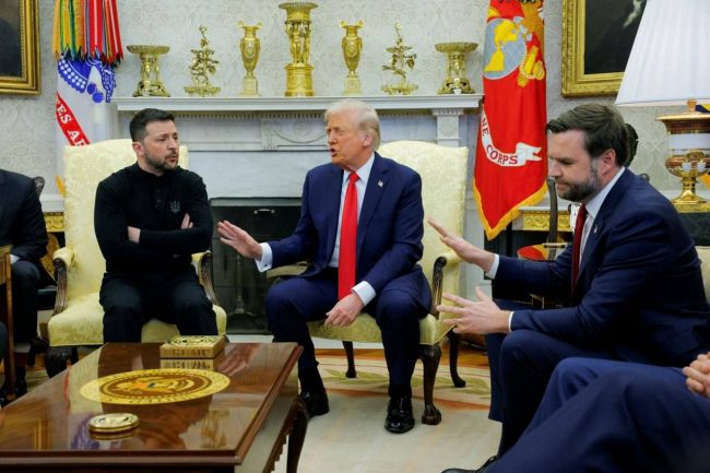 трамп, вэнс и зеленский