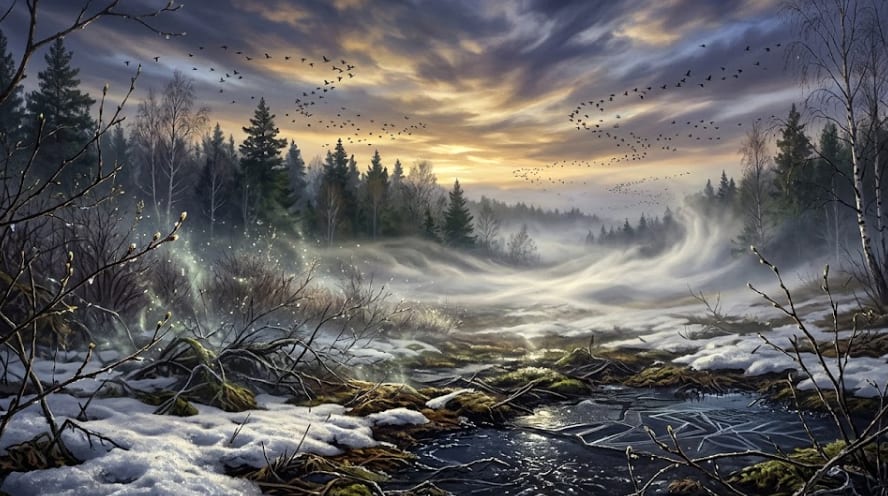 Пробудження біосфери: весняні коди води, птахів та фітонцидів